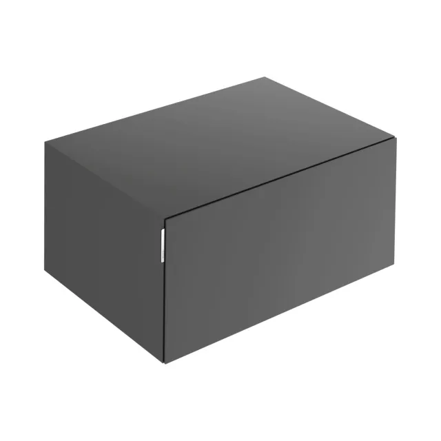 KEUCO Sideboard mit Auszug „Edition 11 Art“ Smoke (Lack, seidenmatt), Smoke (Lack, seidenmatt), ohne Beleuchtung 80 × 35 × 49 cm