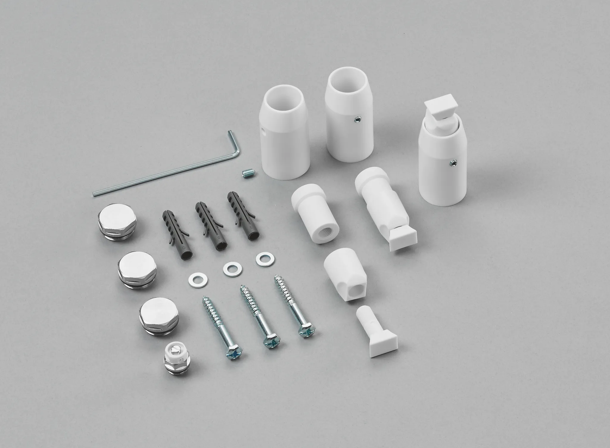 Zehnder Montageset für „Universal“ in weiß Zehnder Montageset für „Universal“ in weiß