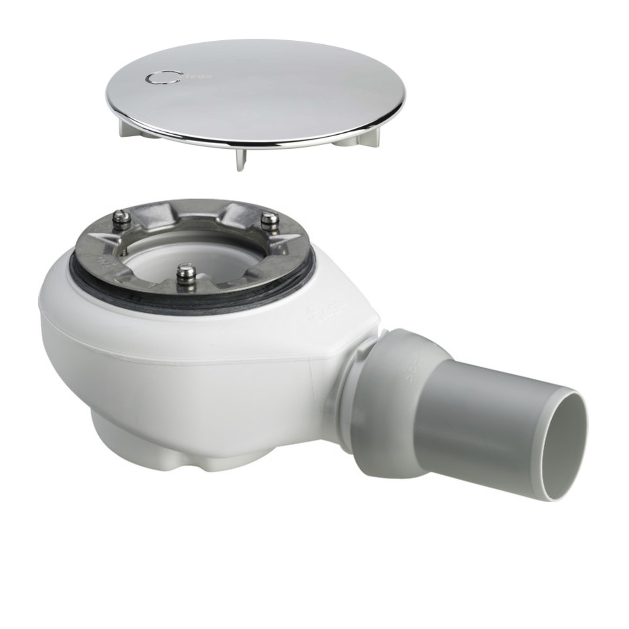 Viega Ablaufgarnitur Modell 6960.1 „Tempoplex Plus“ 9 cm, mit Ablaufabdeckung als Set Viega Ablaufgarnitur Modell 6960.1 „Tempoplex Plus“ 9 cm, mit Ablaufabdeckung als Set