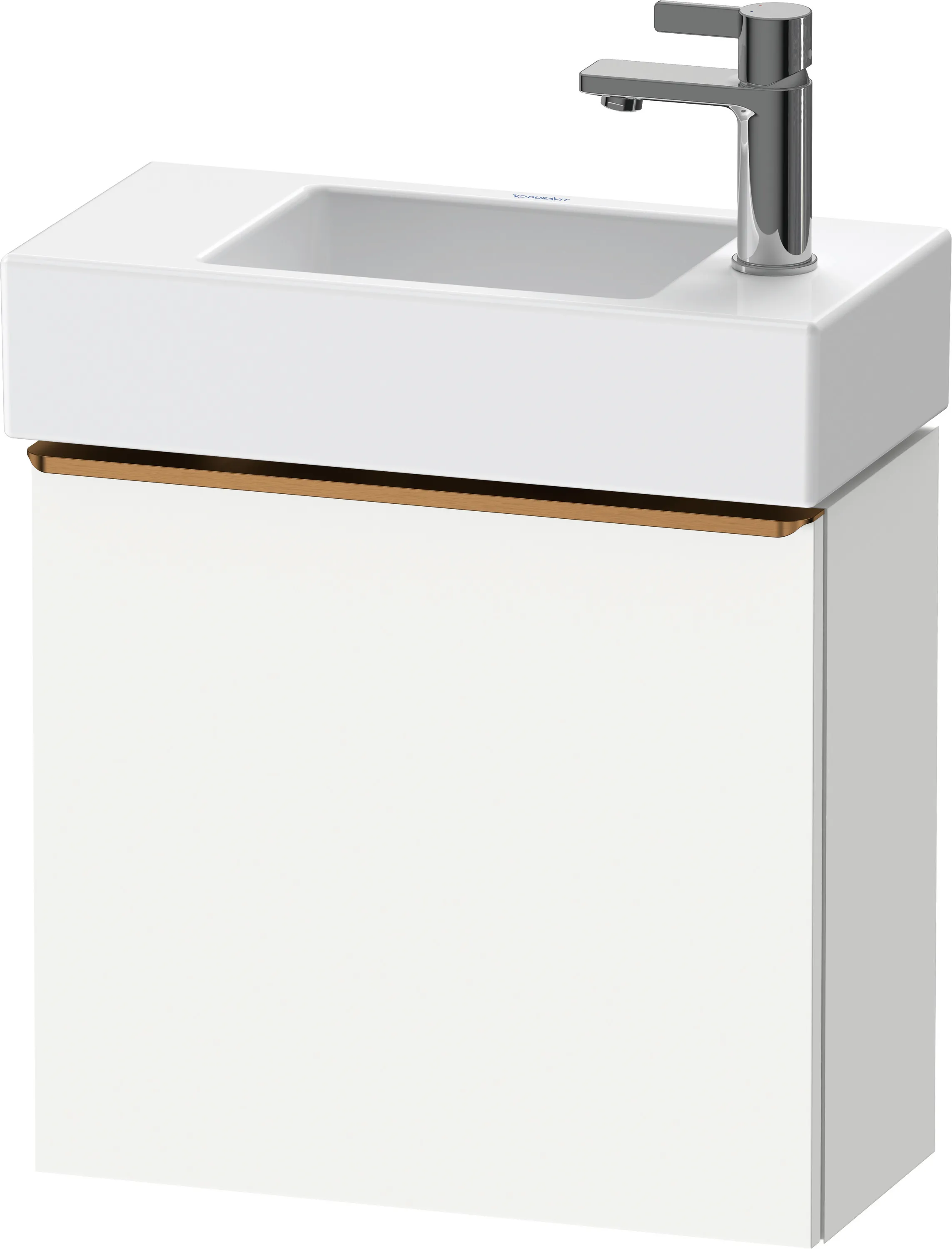 Duravit Waschtischunterschrank wandhängend „D-Neo“ 48,4 × 44 × 22,2 cm in Weiß Matt