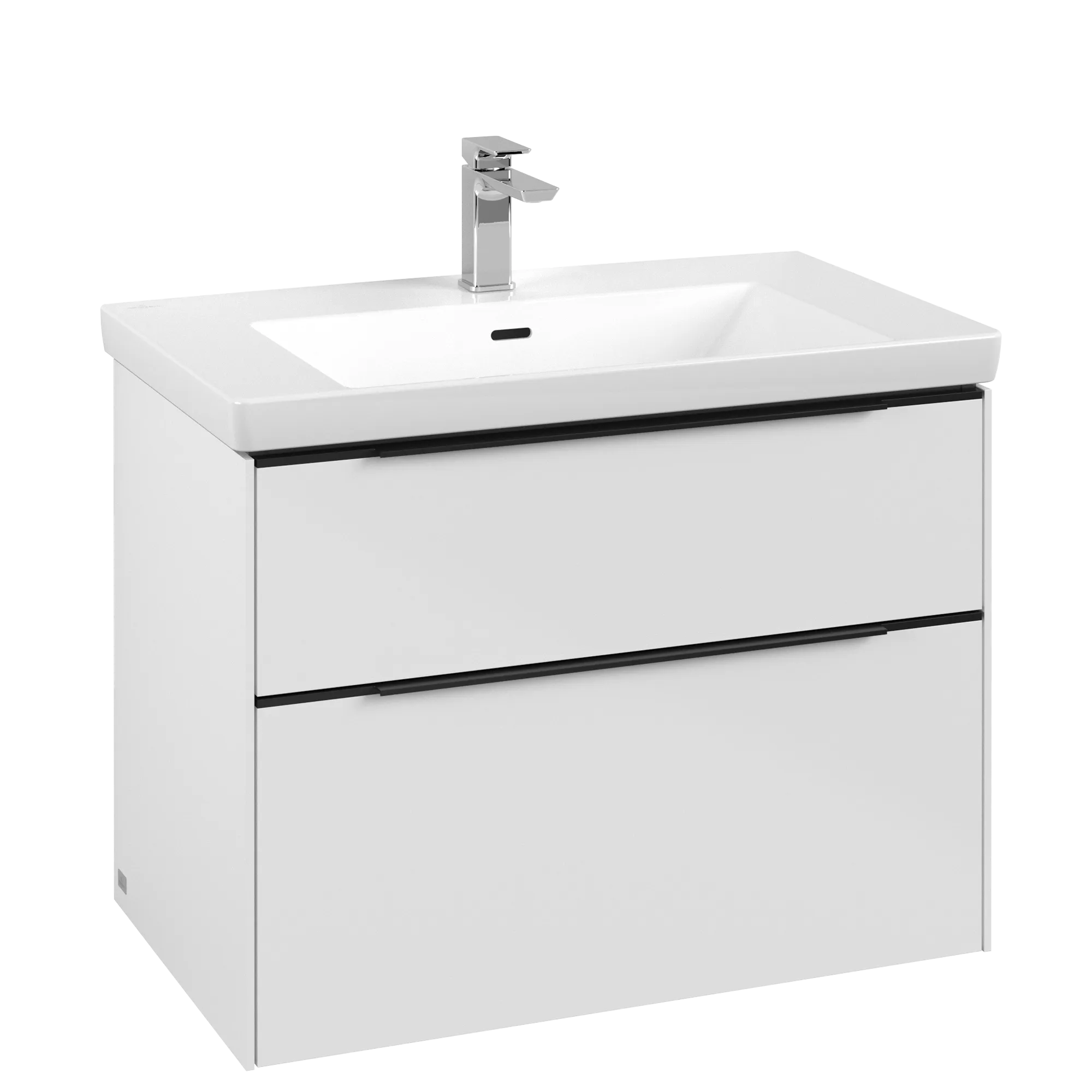 Villeroy & Boch Subway 3.0 Waschbeckenunterschrank C57401, 772 x 576 x 478 mm, Eckig, Brilliant White