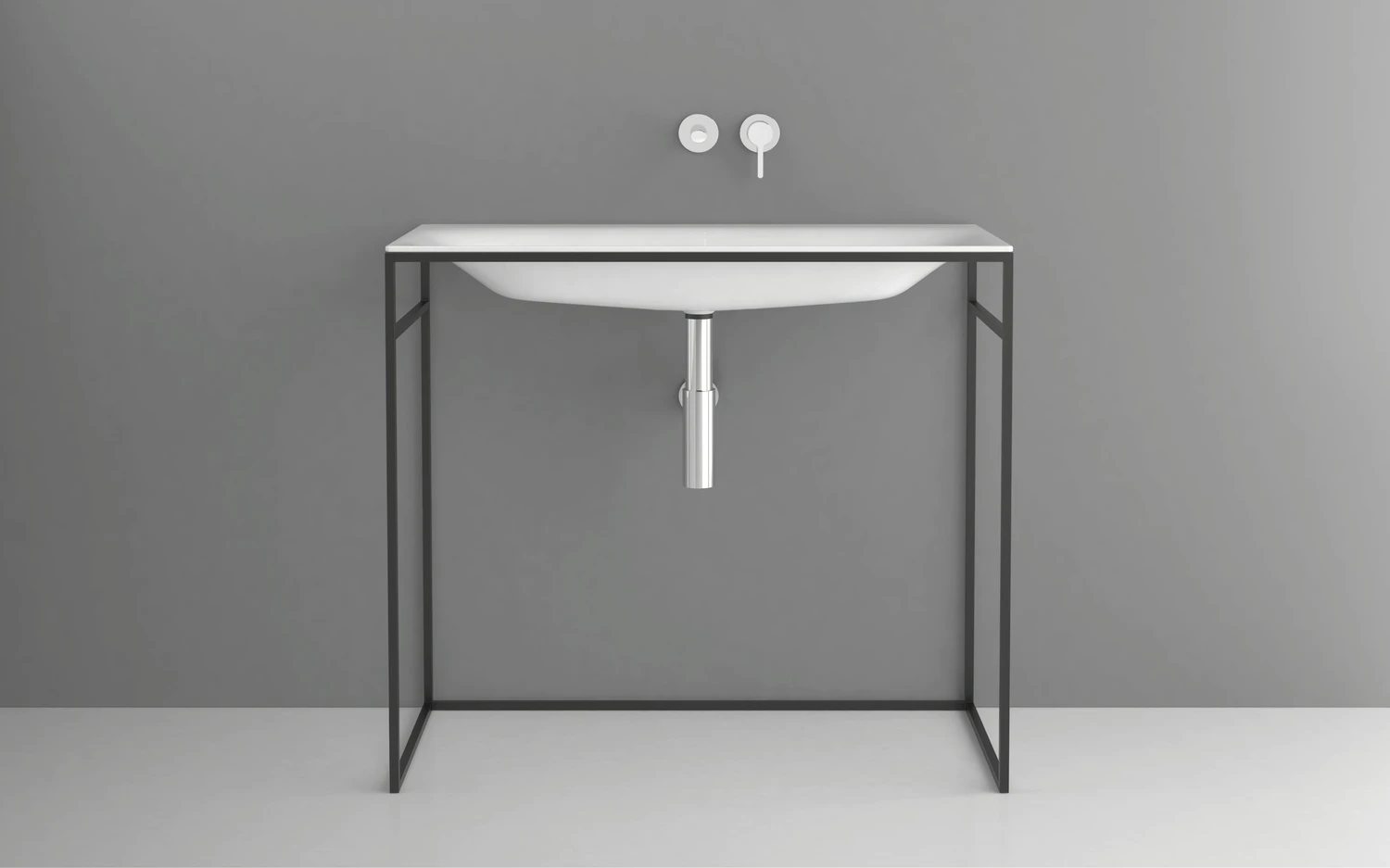 Freistehender Waschtisch „BetteLux Shape“ 60 × 49,5 × 12 cm in Weiß Freistehender Waschtisch „BetteLux Shape“ 60 × 49,5 × 12 cm in Weiß