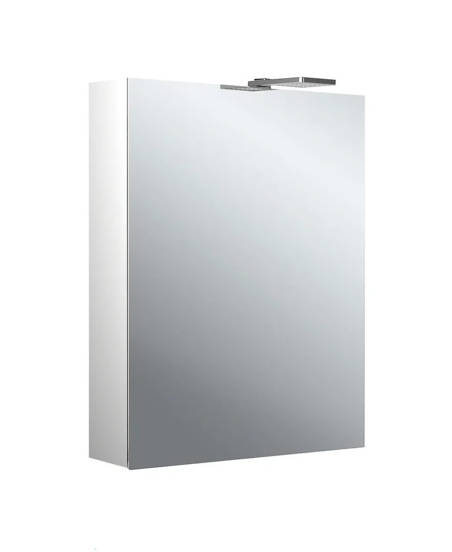 Lichtspiegelschrank pure IILED-Leuchte, Aufputz,mit Waschtischbeleuchtung,1 Tür, 500mm