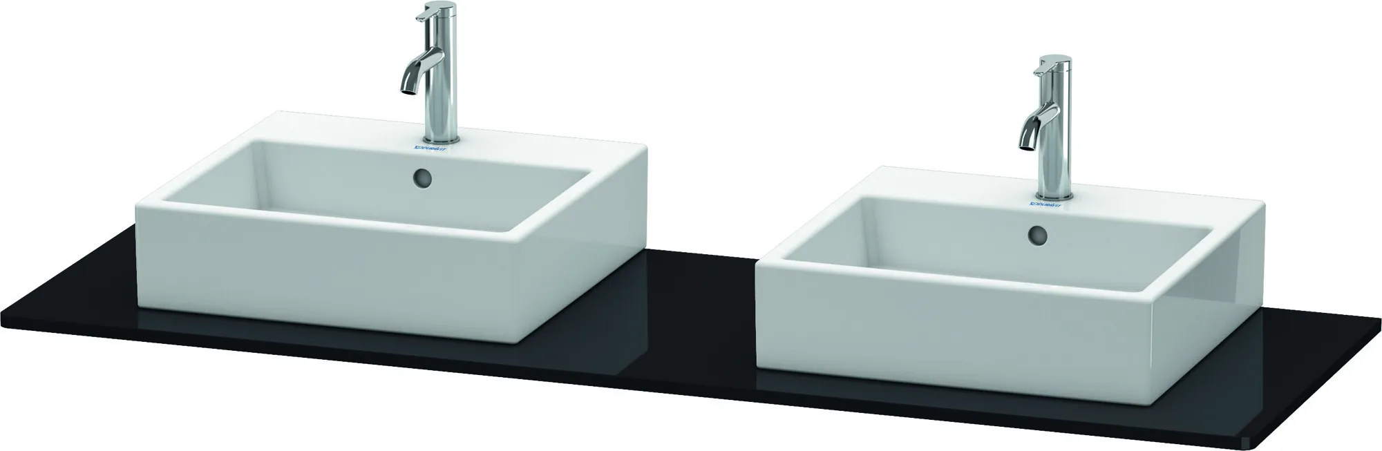 Duravit Konsole „XSquare“ in Schwarz Hochglanz