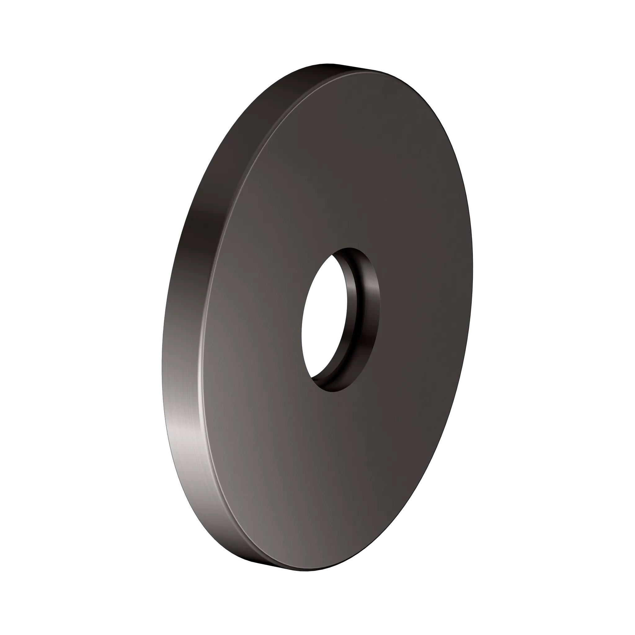 IXMO Wandrosette rund D: 105 mm Titanschwarz gebürstet