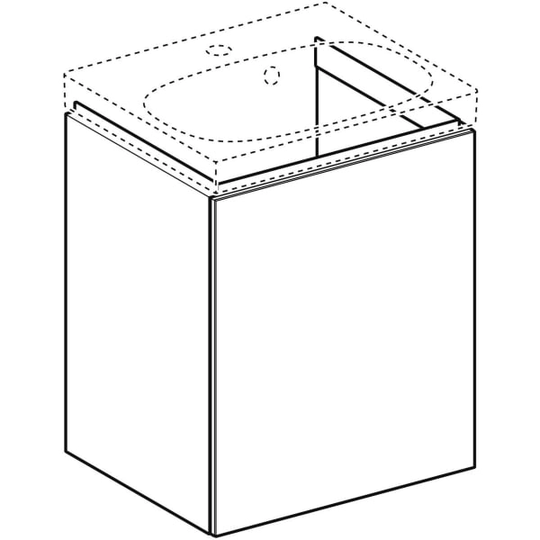 Geberit Waschtischunterschrank „Acanto“ 44,5 × 53,5 × 37,5 cm 