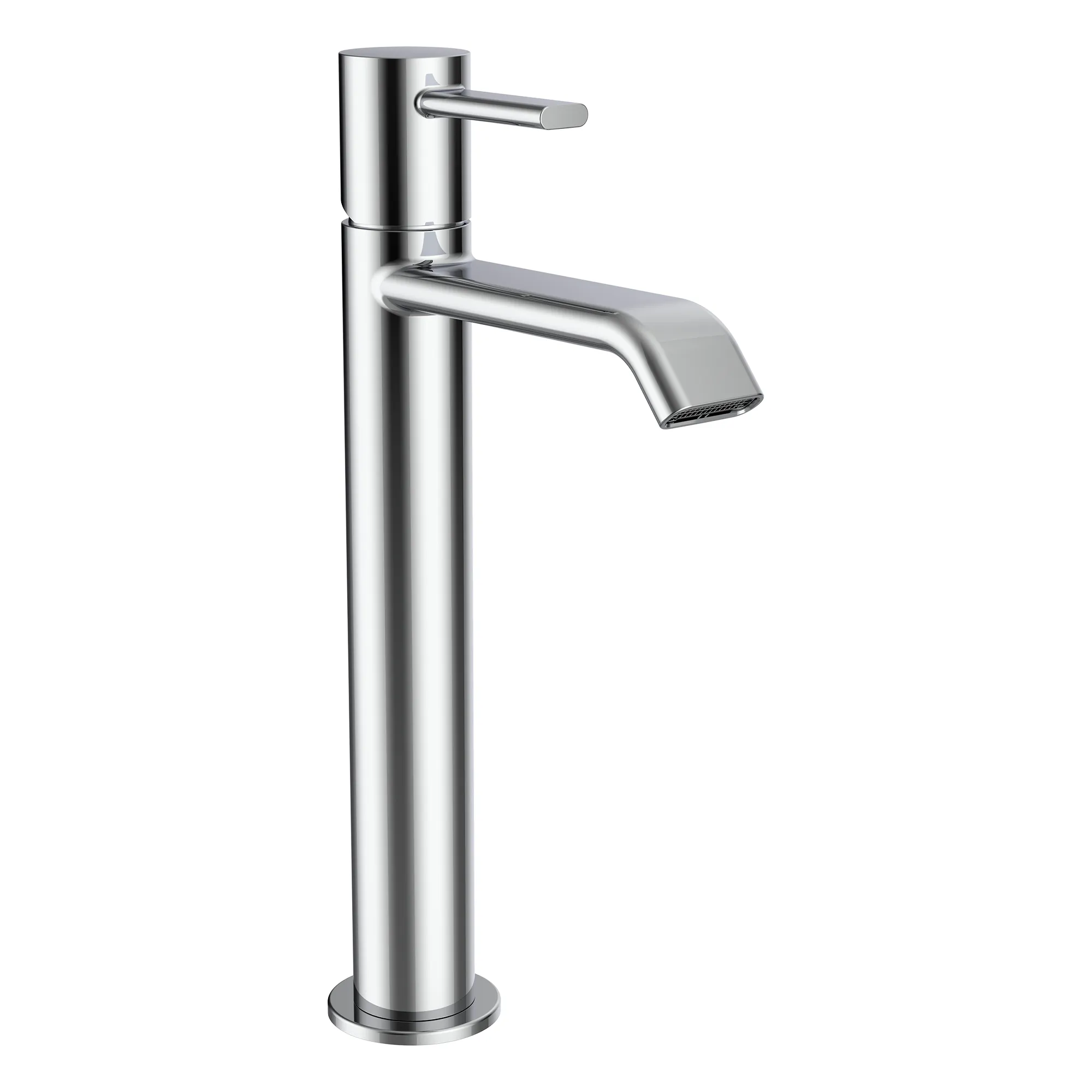 Einhebel-Waschtischmischer MEDA Festauslauf Ausladung 120 mm ohne Ablaufventil chrom Einhebel-Waschtischmischer MEDA Festauslauf Ausladung 120 mm ohne Ablaufventil chrom