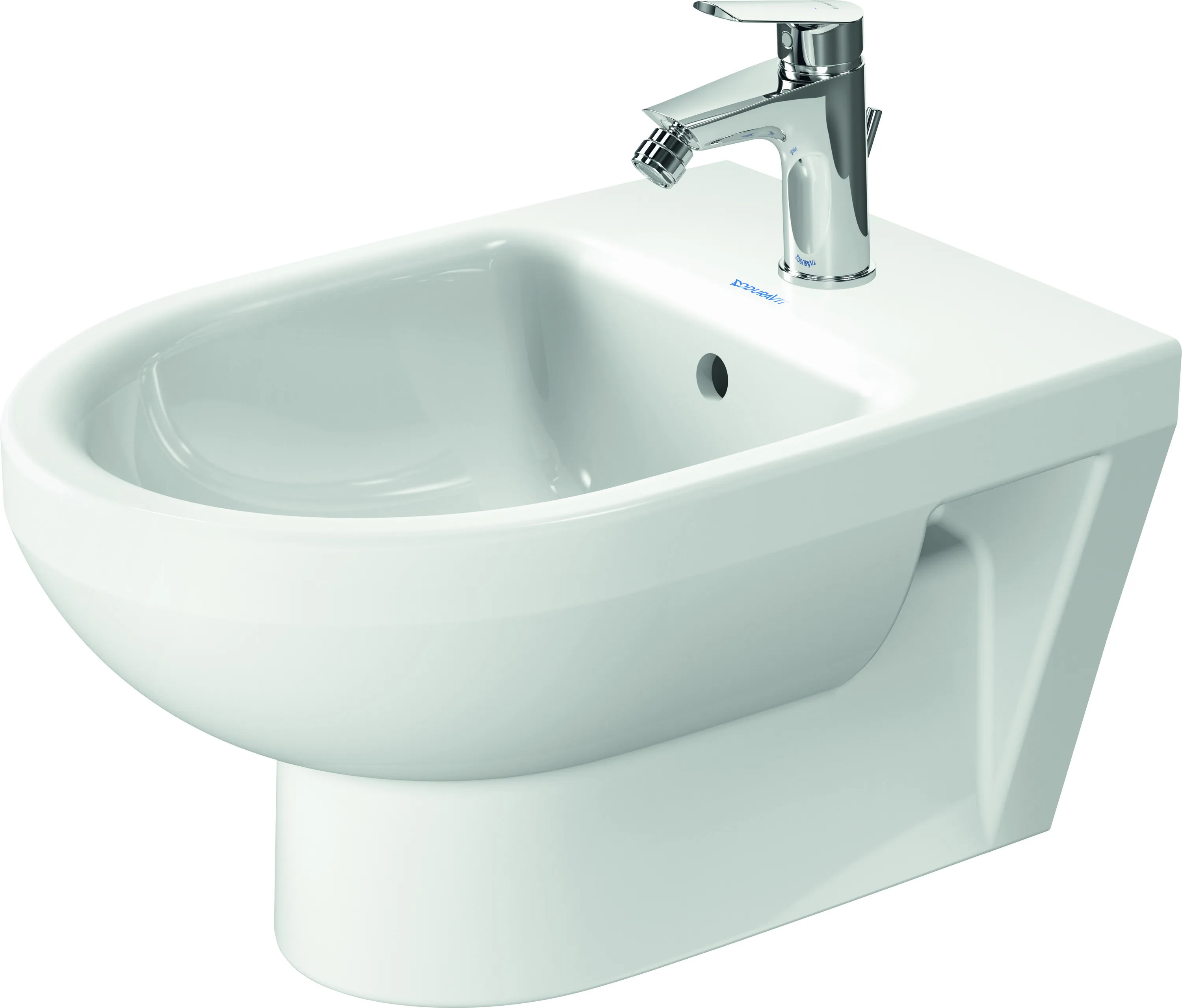Duravit Wand-Bidet „No.1“, Befestigung sichtbar 37 × 54 × 30 cm Duravit Wand-Bidet „No.1“, Befestigung sichtbar 37 × 54 × 30 cm
