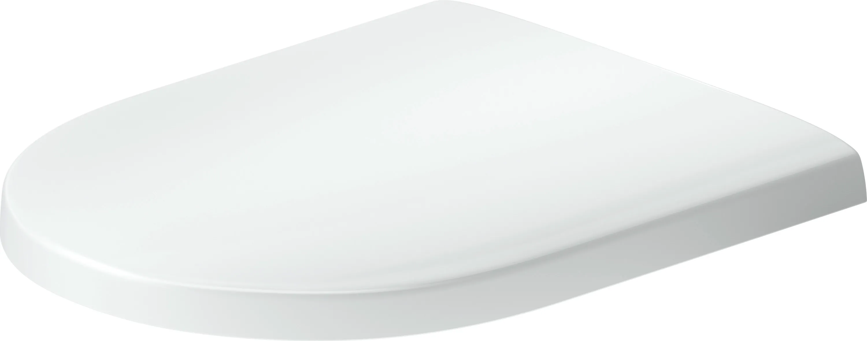 Duravit Univ.WC-Sitz D-shaped Tief 455mm Ülap Absenkaut. abnehmb. Scharn. Edelst. We