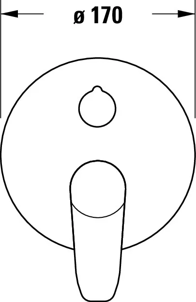 Duravit Einhand-Unterputz-Armatur „Serie B.1“ in Chrom Duravit Einhand-Unterputz-Armatur „Serie B.1“ in Chrom