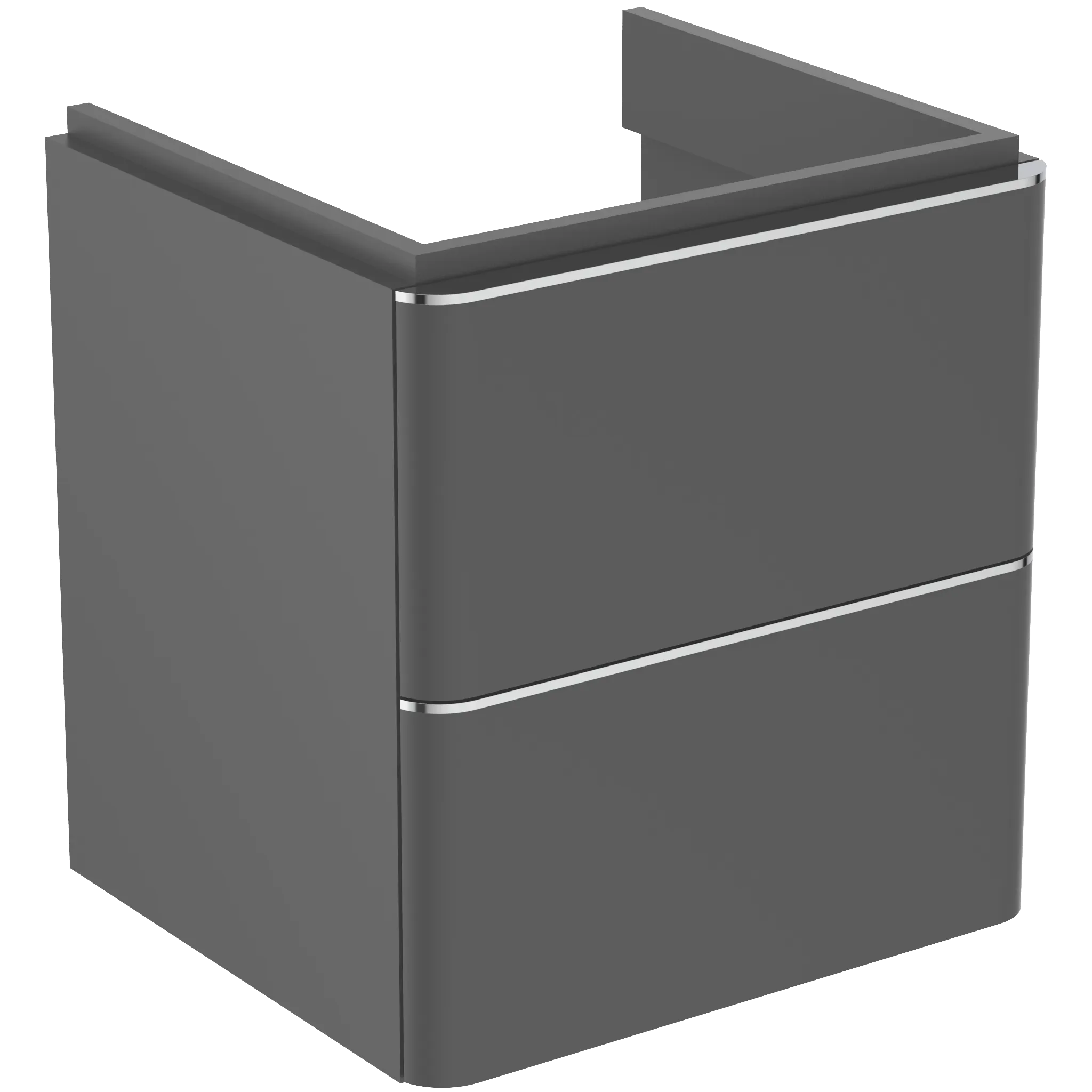 Ideal Standard Adapto Auszugsfront für Waschtischunterschrank, Anthrazit matt lackiert, 470 mm Breite Ideal Standard Adapto Auszugsfront für Waschtischunterschrank, Anthrazit matt lackiert, 470 mm Breite