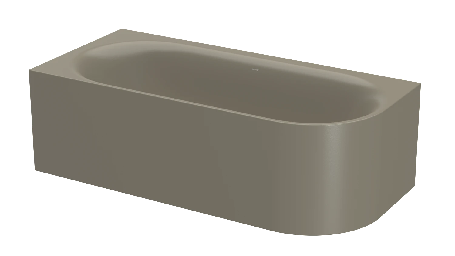 Bette oval Badewanne „BetteLux Oval IV Silhouette“ 185 × 85 cm in Graphite