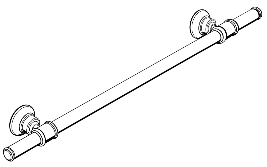 Badetuchhalter Axor Montreux 600mm chrom