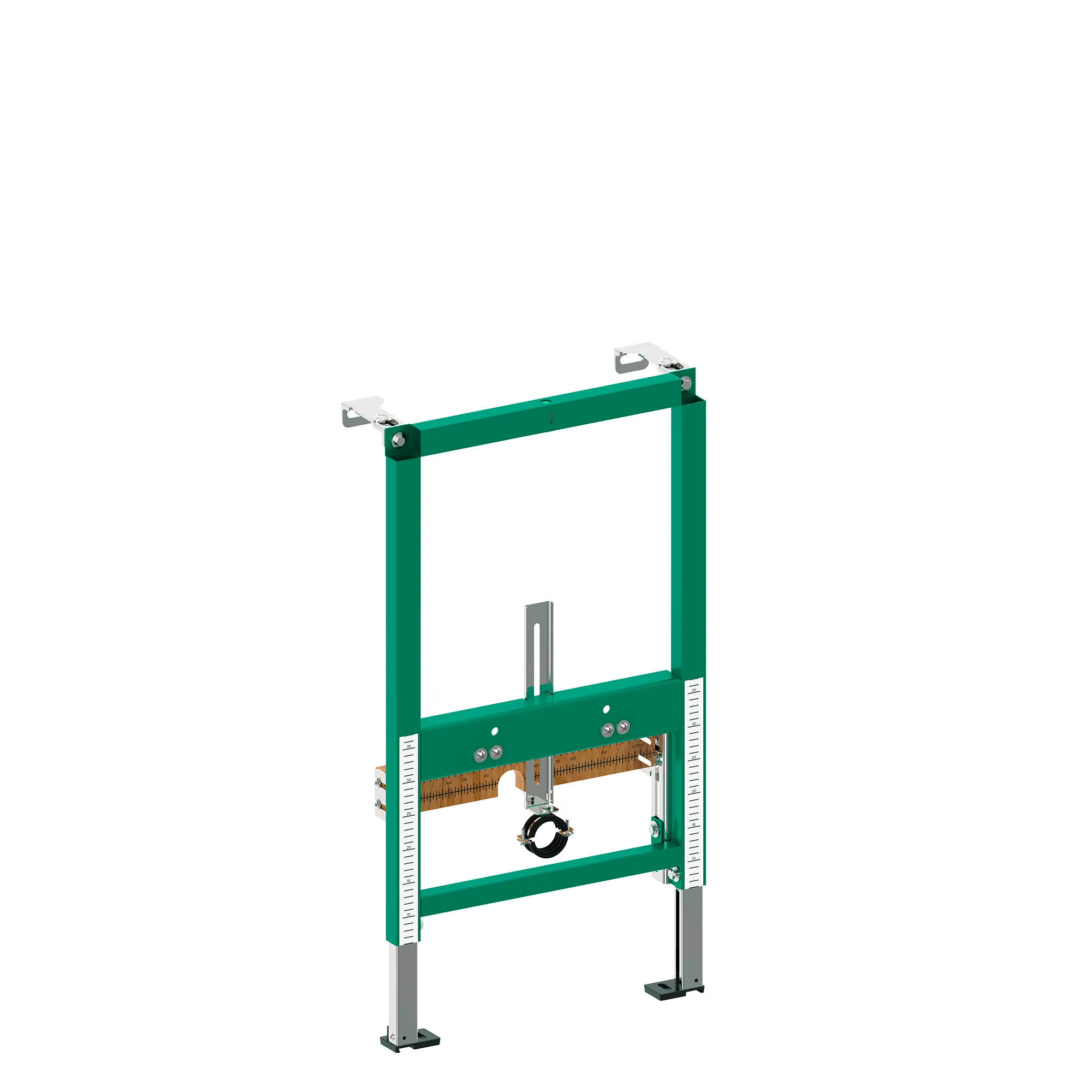 Installationselement INEOLINK für Wandbidet, niedrige Bauhöhe 820 mm, selbstragender, pulverbeschichteter Stahlrahmen für Trocken- und Massivbau für Vor- und Inwandinstallation, Füße selbsthemmend, höhenverstellbar und drehbar Installationselement INEOLINK für Wandbidet, niedrige Bauhöhe 820 mm, selbstragender, pulverbeschichteter Stahlrahmen für Trocken- und Massivbau für Vor- und Inwandinstallation, Füße selbsthemmend, höhenverstellbar und drehbar