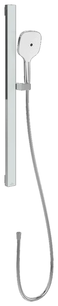 Gleitstangekombination „Infinity Showers“, Befestigung verdeckt in Chrom Gleitstangekombination „Infinity Showers“, Befestigung verdeckt in Chrom