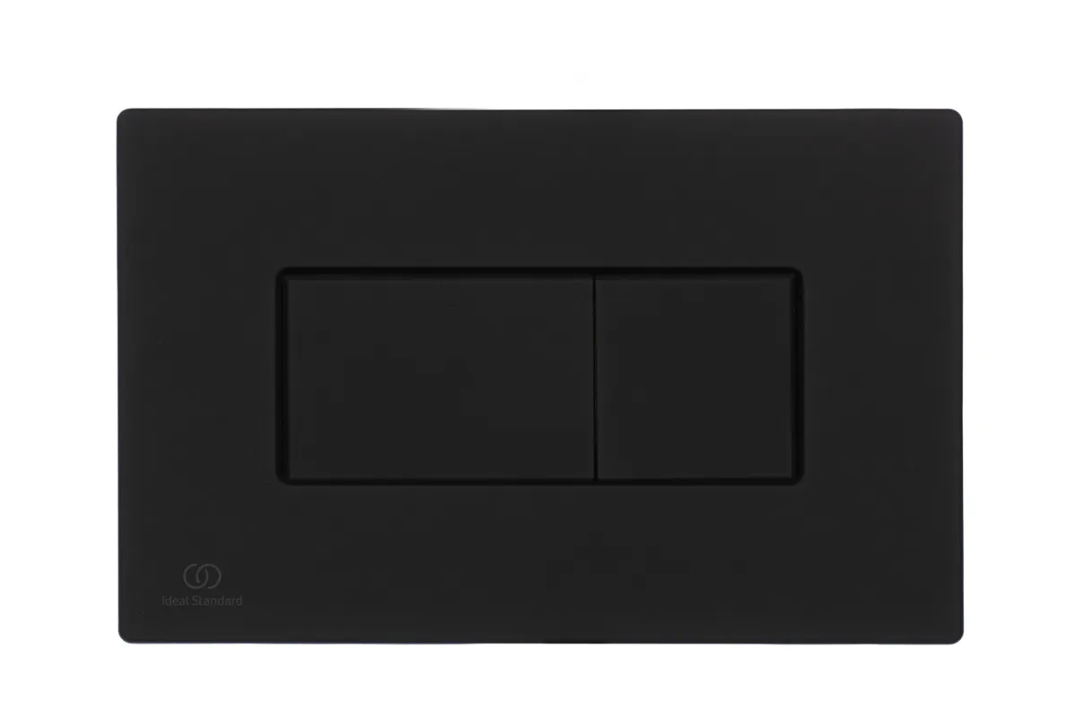 Betätigungsplatte P2 Solea, pneumatische Auslösung, Schwarz Betätigungsplatte P2 Solea, pneumatische Auslösung, Schwarz