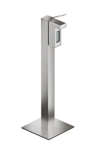HEWI System 900 Desinfektionsspender Säule Edst., matt geschliffen, weiß pulverlackiert, 1000 ml HEWI System 900 Desinfektionsspender Säule Edst., matt geschliffen, weiß pulverlackiert, 1000 ml