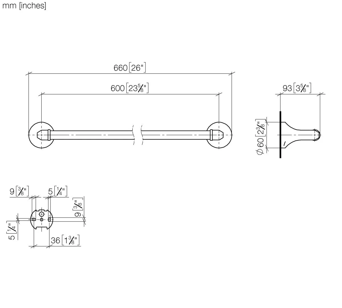 Badetuchhalter MADISON Chrom 83060361 Badetuchhalter MADISON Chrom 83060361