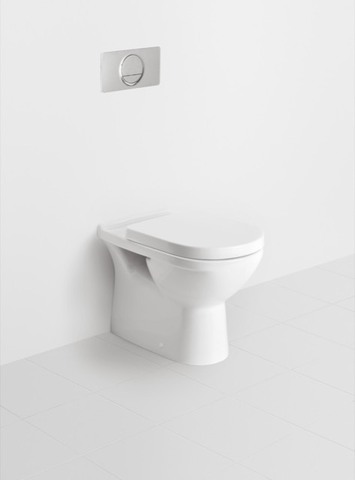 Stand- Tiefspül-WC „O.novo“ 36 × 40 cm, mit Spülrand