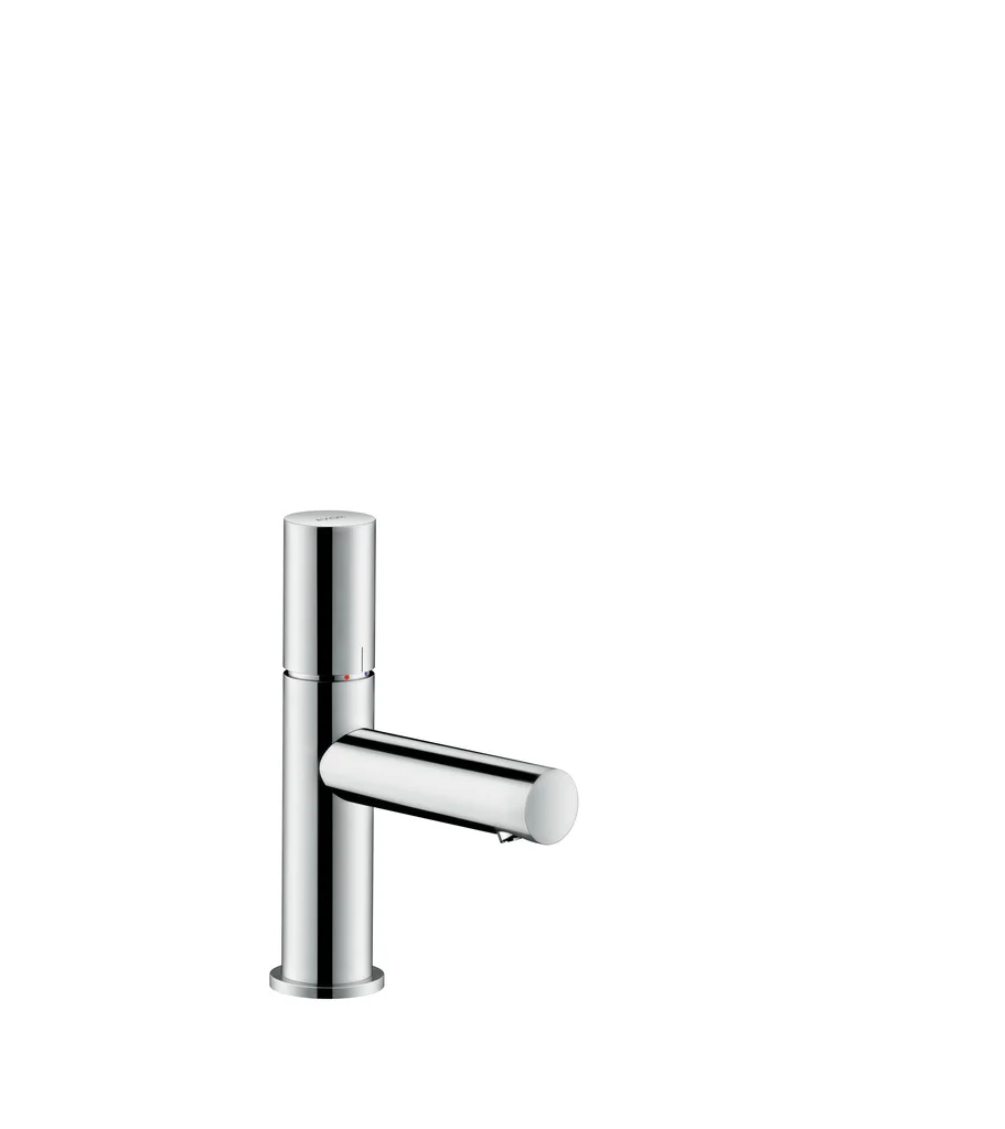Hansgrohe AXOR Uno Einhebel-Waschtischmischer 80, Chrom, Ausladung 108 mm, Auslaufhöhe 79 mm, Zerogriff, Laminarstrahl, max. Durchfluss 5 l/min