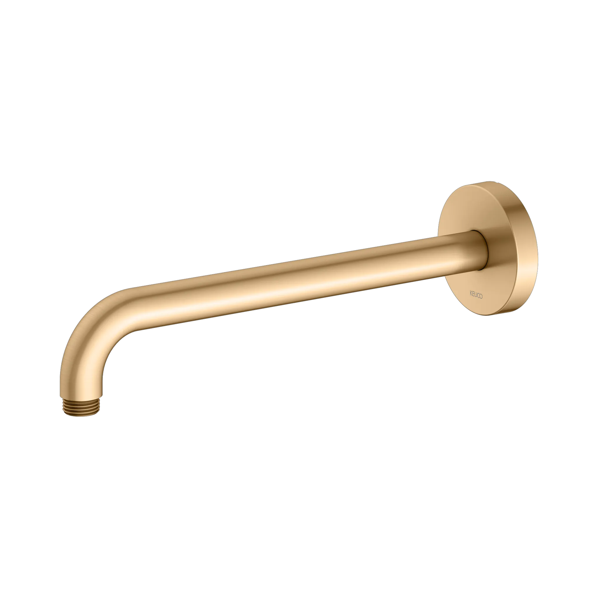 KEUCO Brausearm Wandmontage rund 300 mm Messing gebürstet KEUCO Brausearm Wandmontage rund 300 mm Messing gebürstet