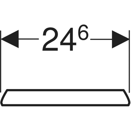 Urinaldeckel „Corso“ in weiß alpin Urinaldeckel „Corso“ in weiß alpin