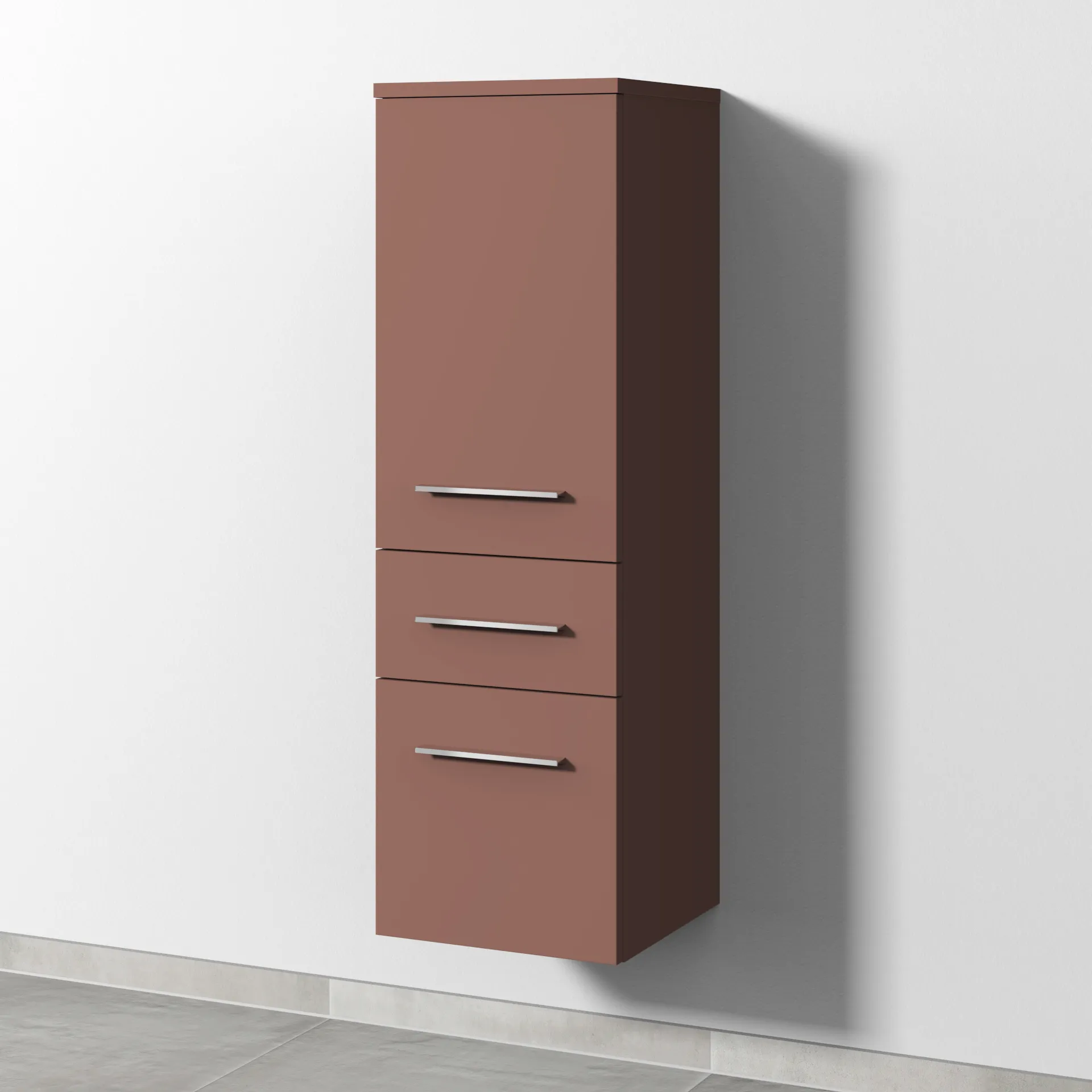 Sanipa Mittelschrank „2morrow“ 350 × 1105 × 350 mm in Wine-Red