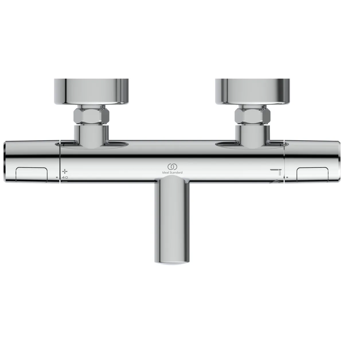 Zweihand-Wannenarmatur „CerathermT25N“ Ausladung 163 mm in Chrom