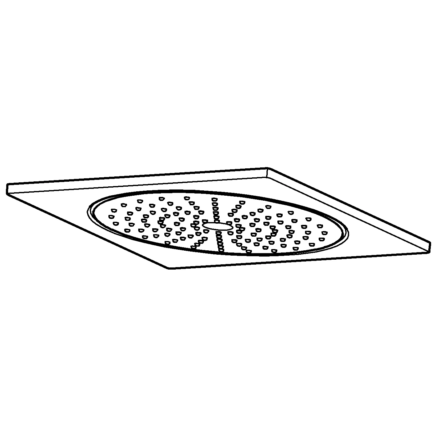 Deckenbrause Rainshower Aqua 10" 26874, 1 Strahlart, Metall, 254 × 254 mm, chrom Deckenbrause Rainshower Aqua 10" 26874, 1 Strahlart, Metall, 254 × 254 mm, chrom