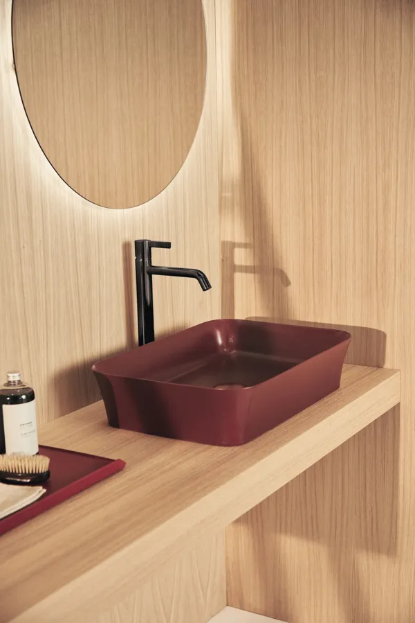 Ideal Standard Waschtischarmatur Joy, verl. Sockel, o. Ablgarn., Ausladung 170mm, Magnetic Grey