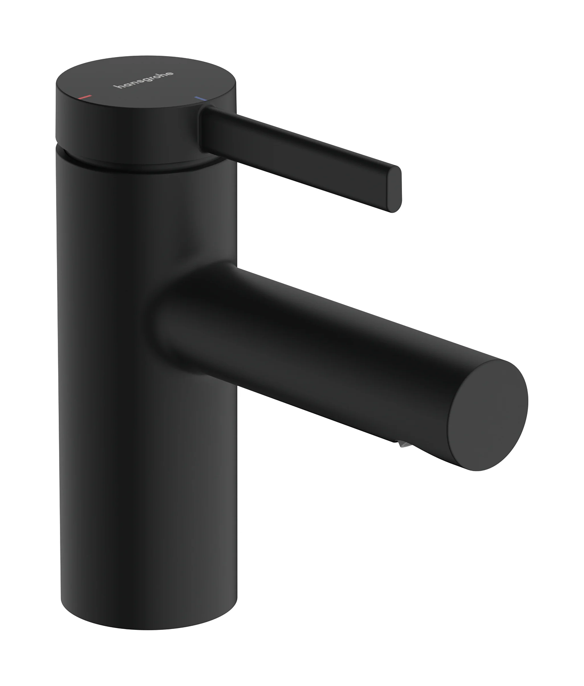 Hansgrohe Zesis S Einhebel-Waschtischmischer 70 CoolStart mit Metall Zugstangen-Ablaufgarnitur mattschwarz, Ausladung 105 mm, Auslaufhöhe 74 mm Hansgrohe Zesis S Einhebel-Waschtischmischer 70 CoolStart mit Metall Zugstangen-Ablaufgarnitur mattschwarz, Ausladung 105 mm, Auslaufhöhe 74 mm