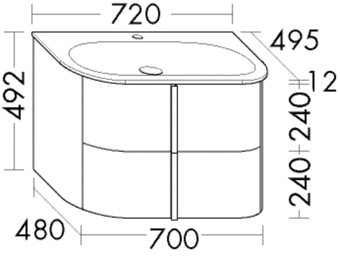 burgbad Badmöbelset „Lavo2.0“ Grifflos, Zierleiste und Alufüße schwarz, in Anthrazit Solid Matt burgbad Badmöbelset „Lavo2.0“ Grifflos, Zierleiste und Alufüße schwarz, in Anthrazit Solid Matt