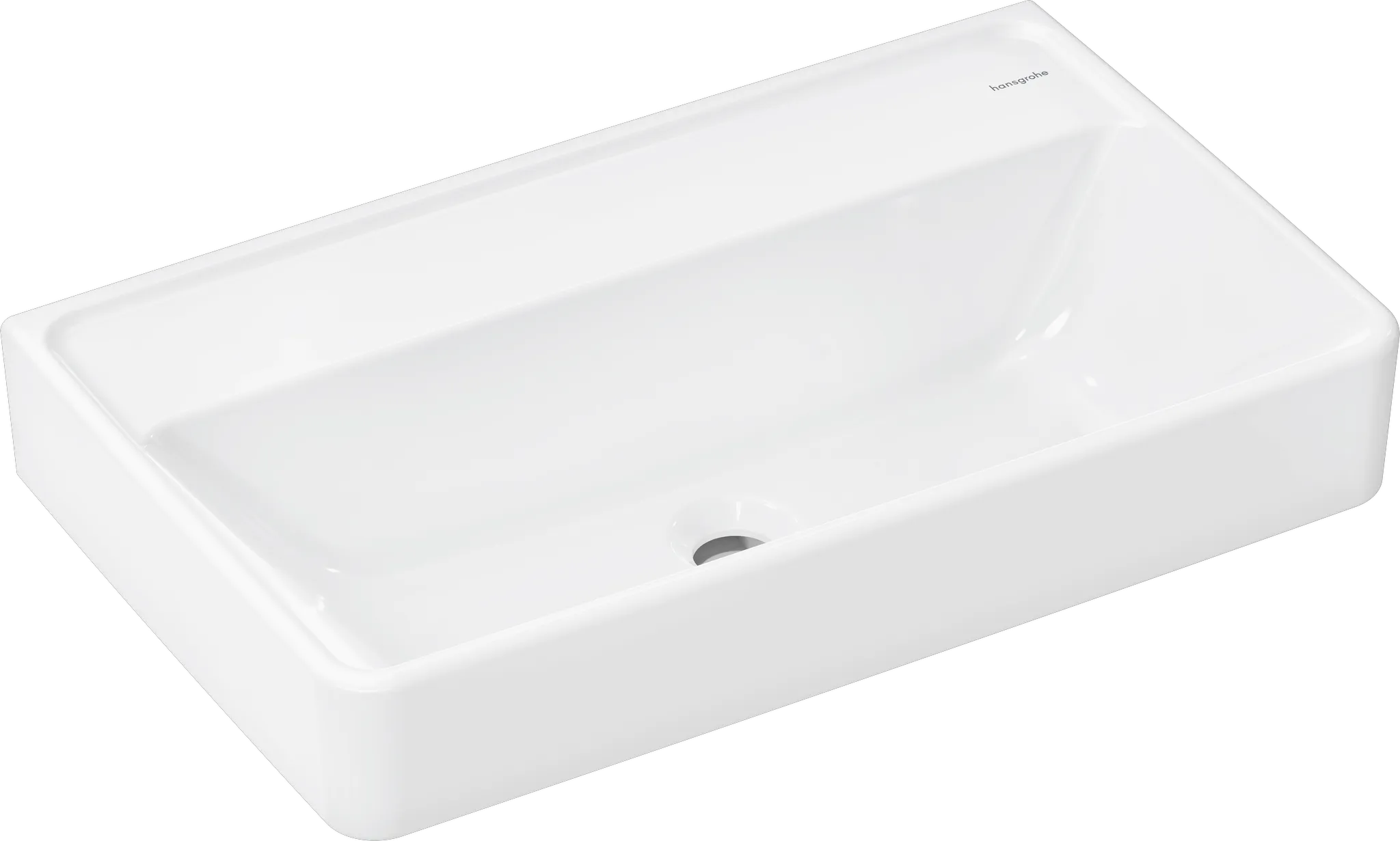 Hansgrohe Xanuia Q Waschtisch Compact 650x390mm, Weiß Hansgrohe Xanuia Q Waschtisch Compact 650x390mm, Weiß