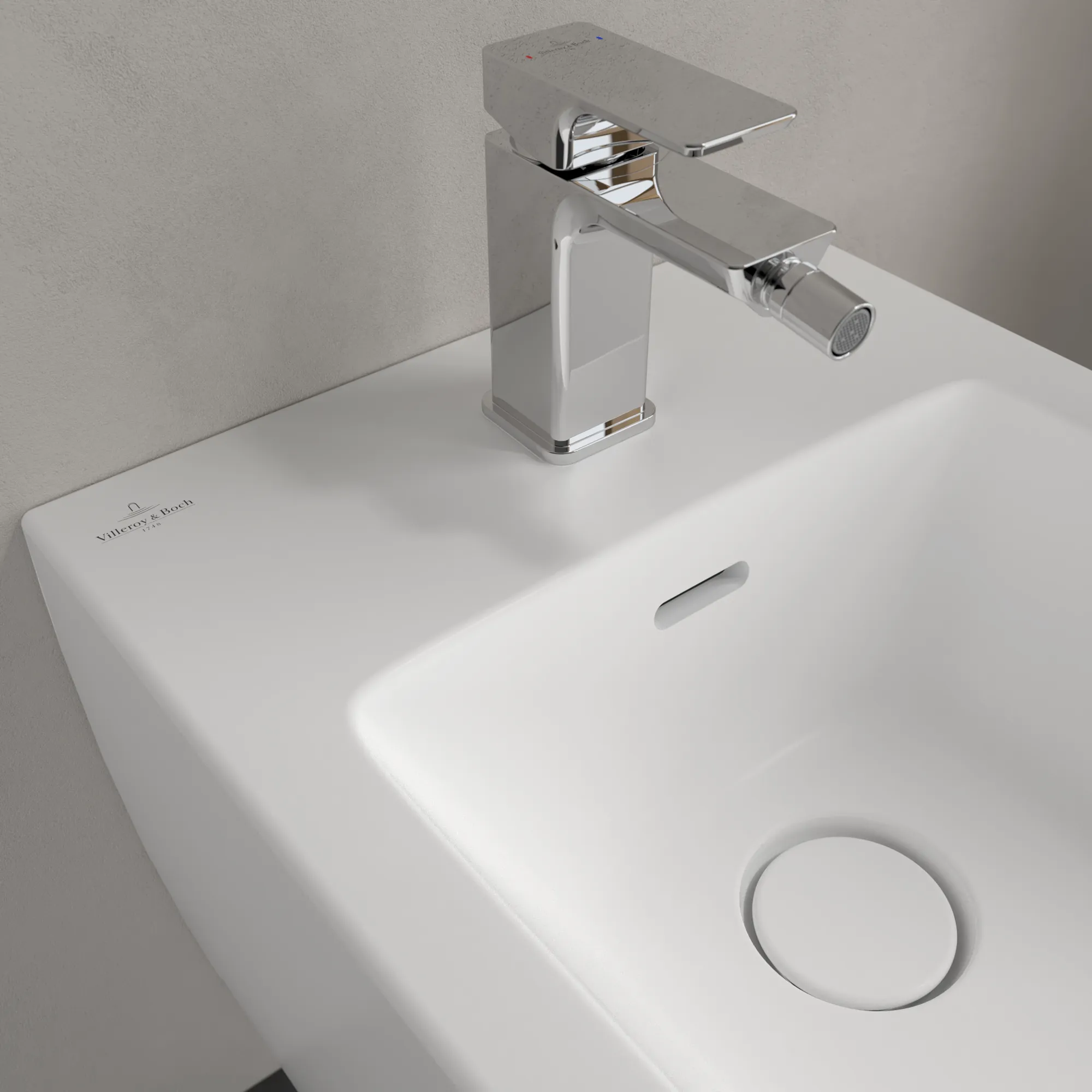 Villeroy & Boch Bidet Subway 3.0, oval, Stone White CeramicPlus, 400 x 370 x 600 mm, bodenstehend Villeroy & Boch Bidet Subway 3.0, oval, Stone White CeramicPlus, 400 x 370 x 600 mm, bodenstehend