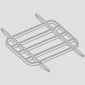 Auflagerost für Waschtrog