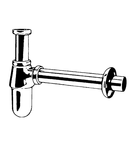 Tassen-Sifon DN 32 1 1/4 × 32mm chrom