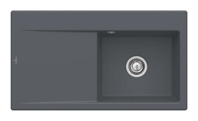 Villeroy & Boch Einbauspüle Subway Style 50 335100, 900x510mm, re, Keramik, Graphite CeramicPlus