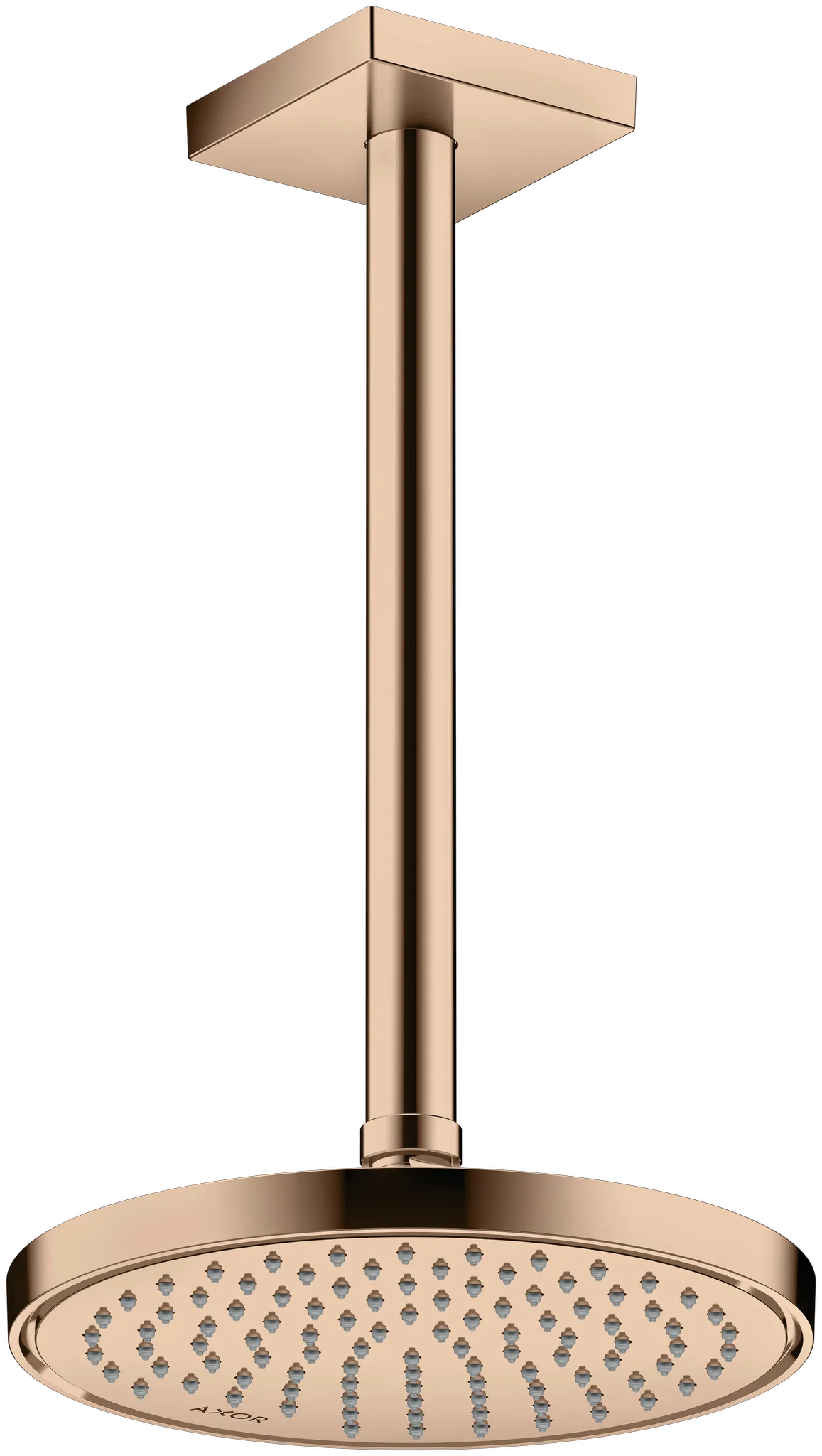 Hansgrohe AXOR ShowerSolutions Deckenanschluss 300 mm eckig, Polished Red Gold Hansgrohe AXOR ShowerSolutions Deckenanschluss 300 mm eckig, Polished Red Gold