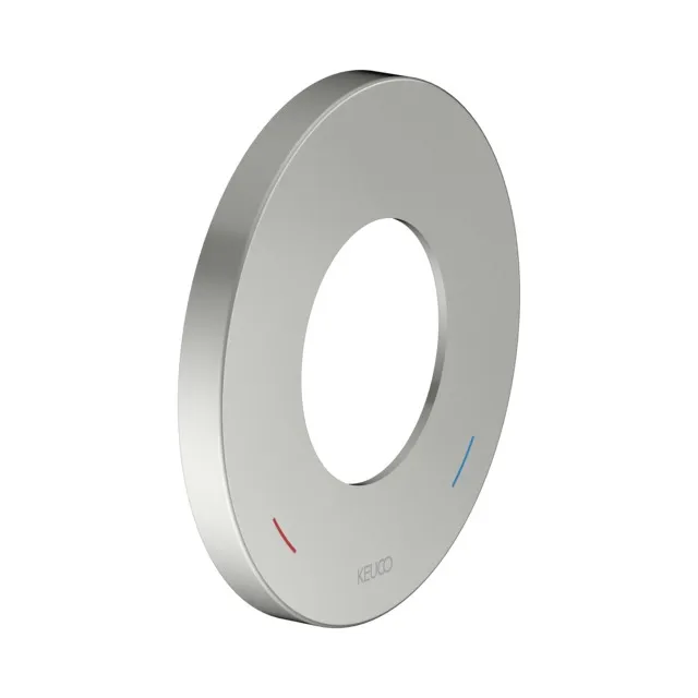 KEUCO IXMO Wandrosette Übergröße für Einhebelmischer und Einhebel-Brausemischer Unterputz Edelstahl-finish KEUCO IXMO Wandrosette Übergröße für Einhebelmischer und Einhebel-Brausemischer Unterputz Edelstahl-finish