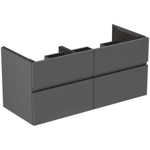 Ideal Standard Möbeldoppel-Waschtischunterschrank Finesse 1200x505x550mm Anthrazit matt Ideal Standard Möbeldoppel-Waschtischunterschrank Finesse 1200x505x550mm Anthrazit matt
