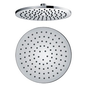 Kopfbrause AqvaDesign - rund - 200 mm Durchmesser - Höhe 7 mm - "easy-clean" - 1/2″ IG - Kugelgelenk, 45° schwenkbar - 23,9 L/min bei 3 bar - Messing-verchromt Kopfbrause AqvaDesign - rund - 200 mm Durchmesser - Höhe 7 mm - "easy-clean" - 1/2″ IG - Kugelgelenk, 45° schwenkbar - 23,9 L/min bei 3 bar - Messing-verchromt