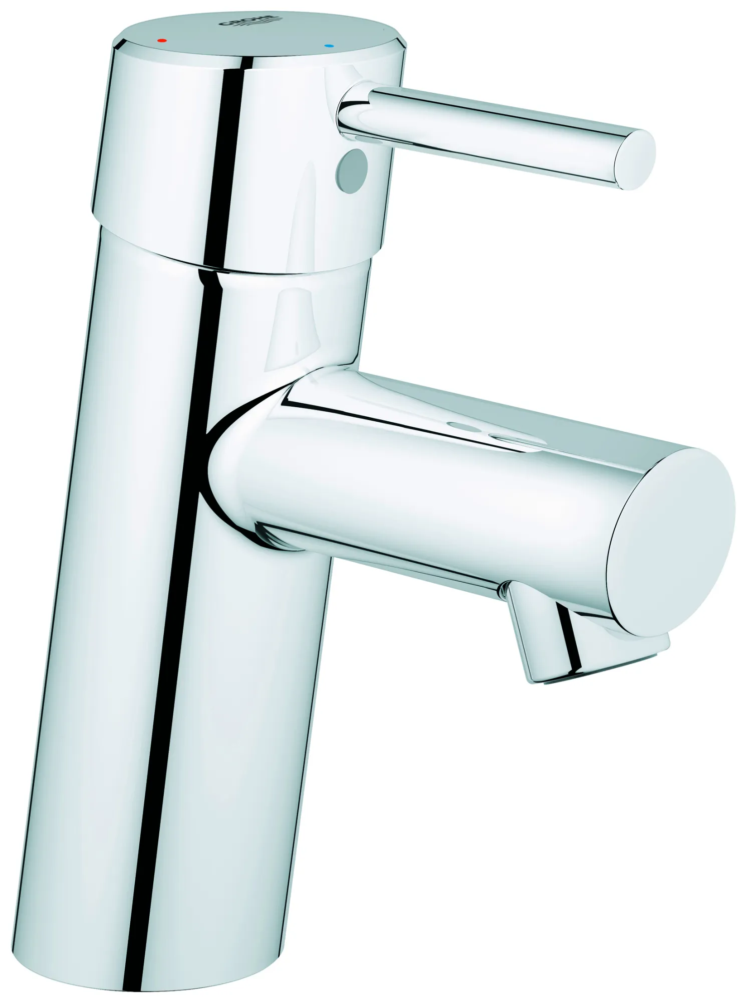 Grohe Einhand-Waschtischbatterie Concetto S-Size Einlochmontage glatter Körper in chrom Grohe Einhand-Waschtischbatterie Concetto S-Size Einlochmontage glatter Körper in chrom