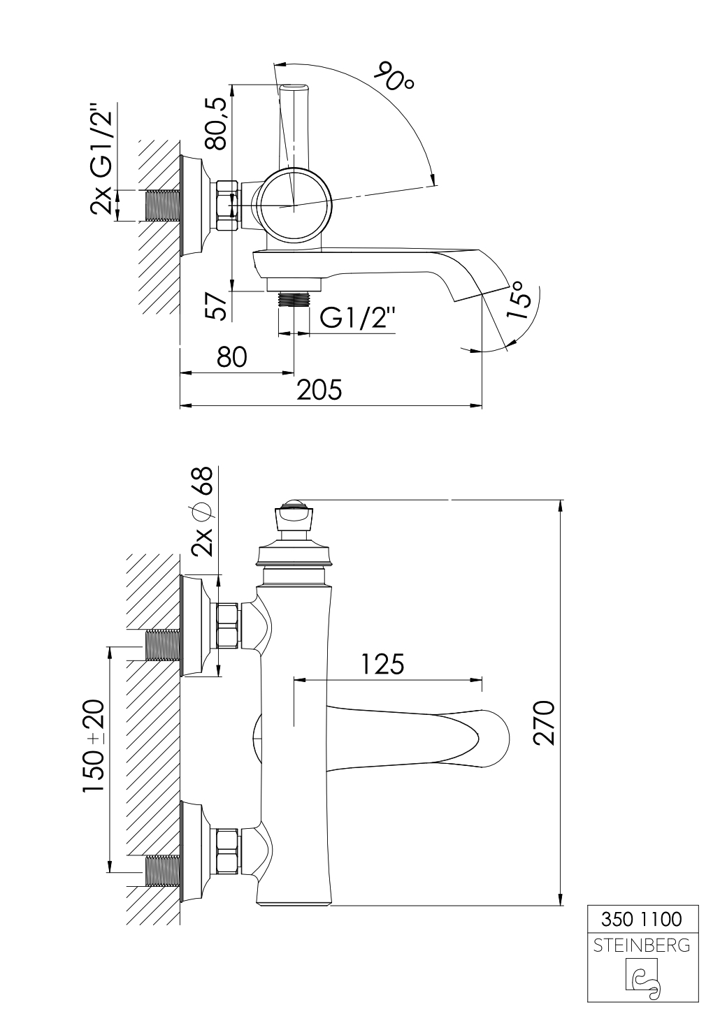 Steinberg „Serie 350“ in Chrom
