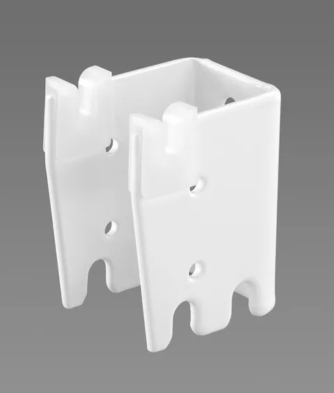 Zubehör Wandkonsole CVD 0 mit Schalldämmteil weiß RAL 9016 Zubehör Wandkonsole CVD 0 mit Schalldämmteil weiß RAL 9016