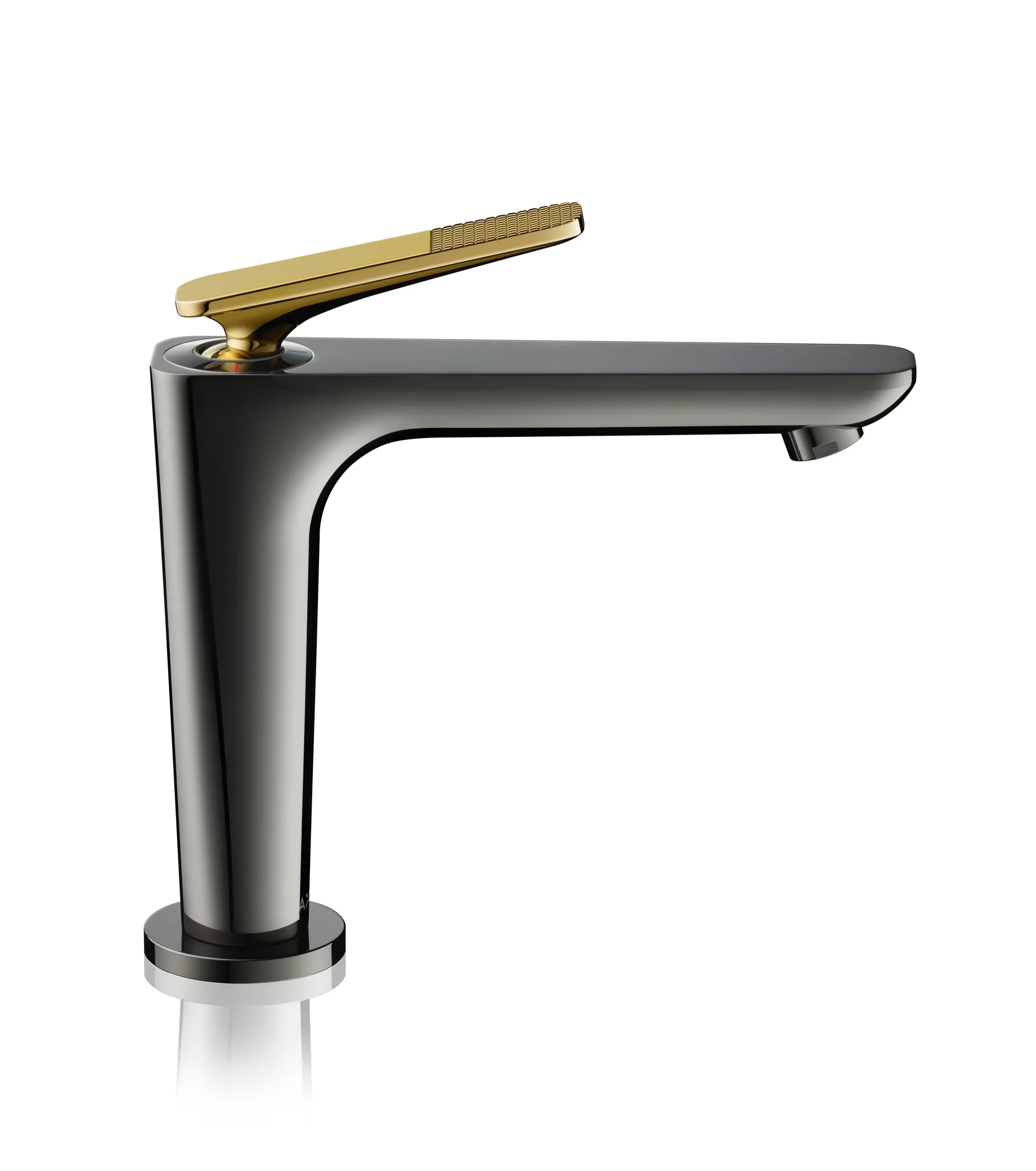 Einhand-Waschtischarmatur „Axor Citterio C“ Ausladung 135 mm in Polished Gold Optic Einhand-Waschtischarmatur „Axor Citterio C“ Ausladung 135 mm in Polished Gold Optic