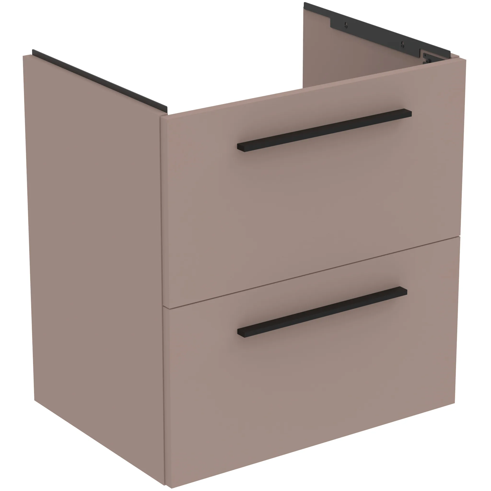 Möbelpaket i.life A mit Waschtisch 60cm und Unterschrank mit schwarzem Griff Weiß matt Möbelpaket i.life A mit Waschtisch 60cm und Unterschrank mit schwarzem Griff Weiß matt