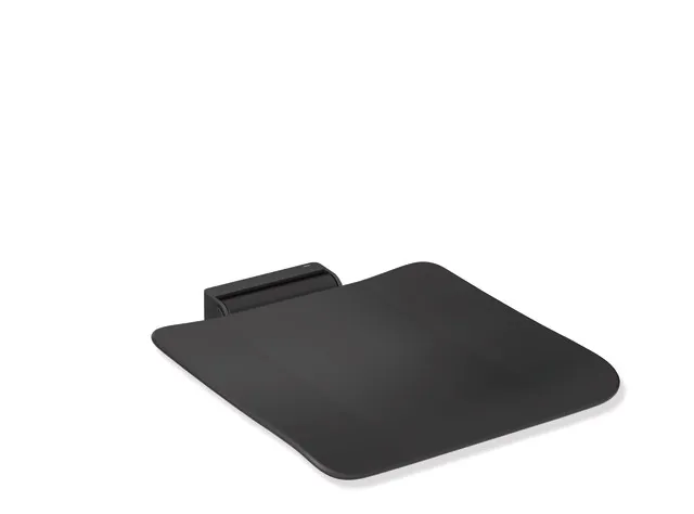 HEWI Mobiler Klappsitz System 900, Wandkonsole Edelstahl, Sitzfläche Kunststoff, 450x450 mm