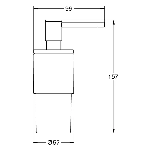 Seifenspender Allure/Atrio 40886, für Halter Seifenspender Allure/Atrio 40886, für Halter