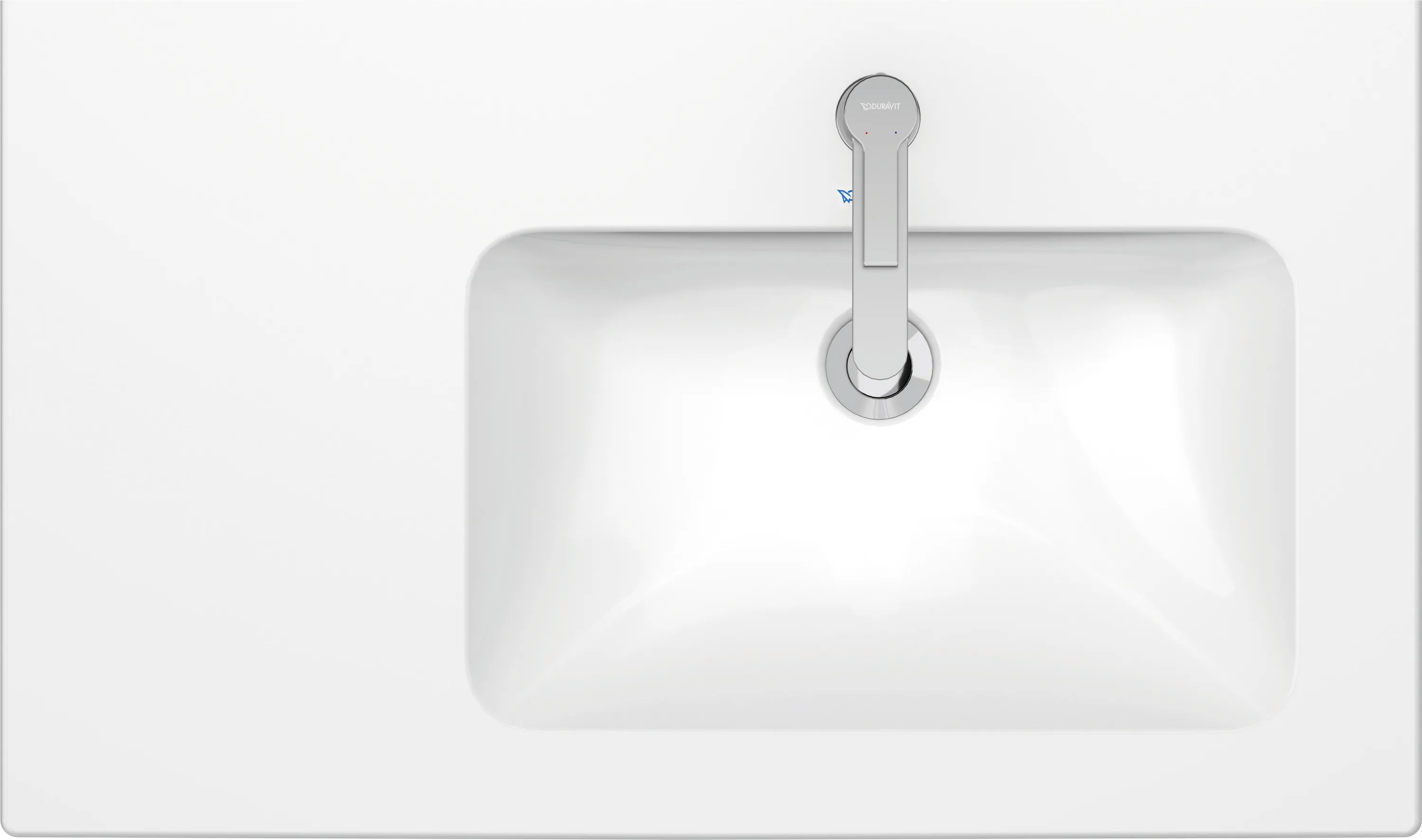 Wandwaschtisch „ME by Starck“, mit Überlauf, Hahnlochposition mittig in Weiß Hochglanz Wandwaschtisch „ME by Starck“, mit Überlauf, Hahnlochposition mittig in Weiß Hochglanz