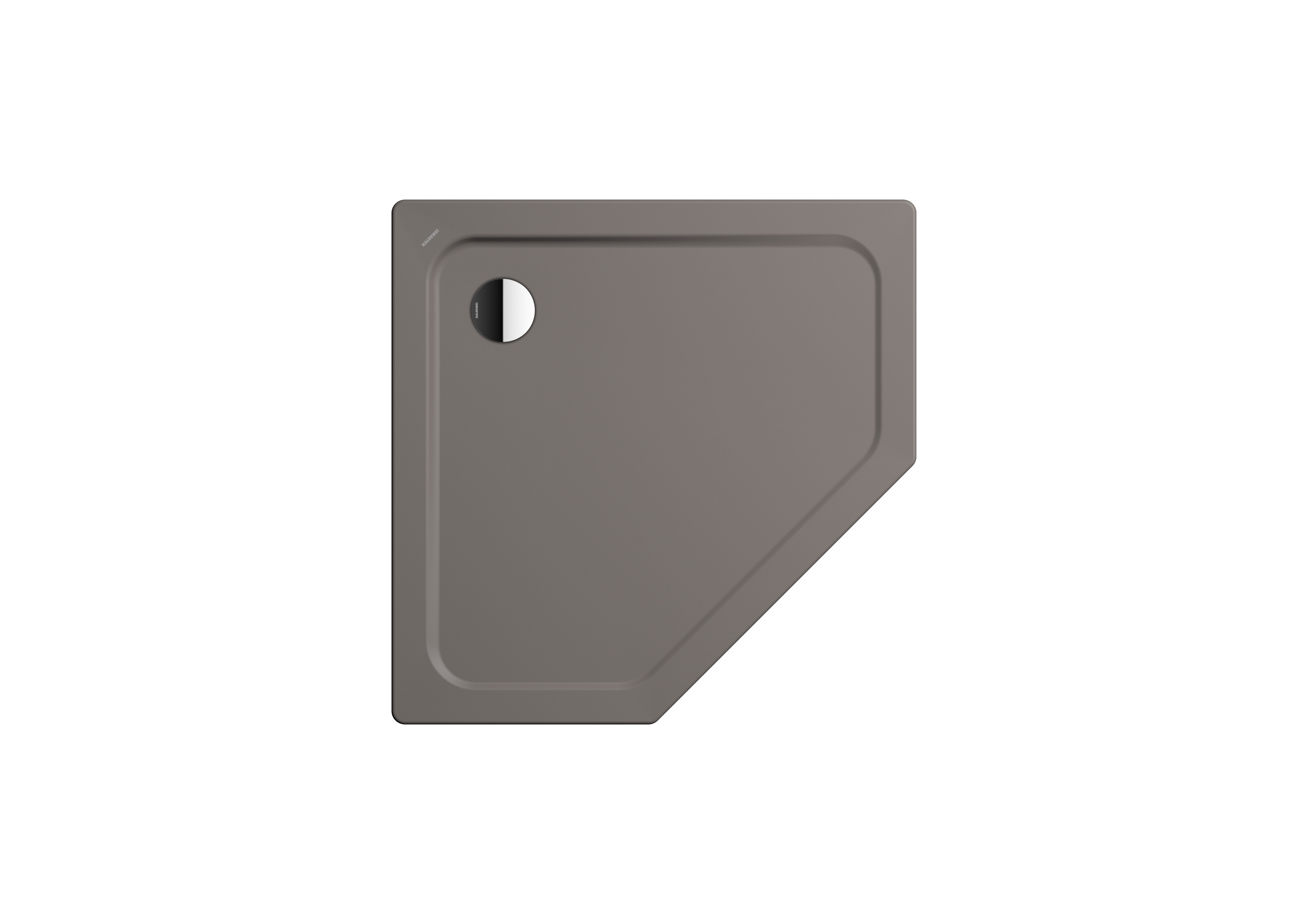 Kaldewei fünfeck Duschwanne „Cornezza“ 90 × 90 cm in warm grey 70